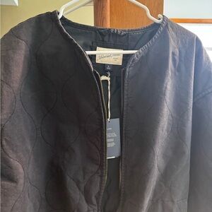 Universal Quilted Zip-Front Jacket - Black